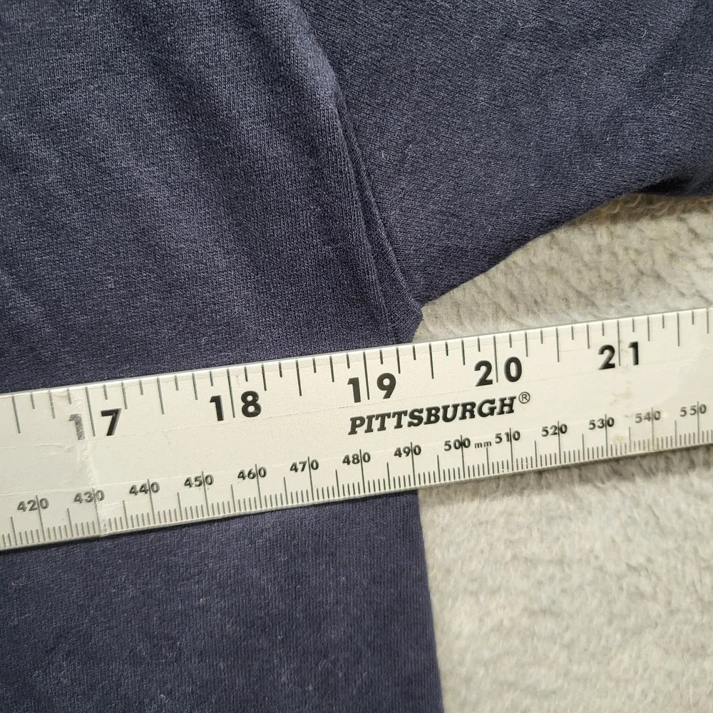 The North Face Men Shirt M Navy Logo Slogan Short Sleeve